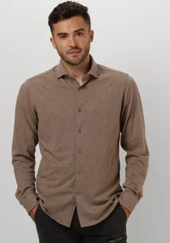 bruine dstrezzed casual overhemd kirk shirt
