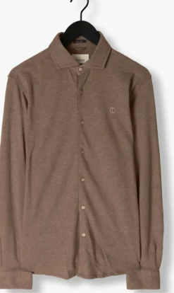 bruine dstrezzed casual overhemd kirk shirt