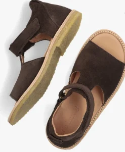 bruine du loua sandalen du luca