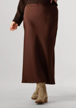 bruine edited maxirok silva skirt