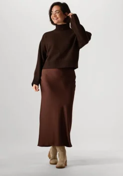 bruine edited maxirok silva skirt