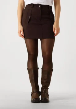 bruine edited minirok josephine skirt