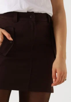 bruine edited minirok josephine skirt