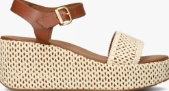 bruine fitflop sandalen met hak jg1