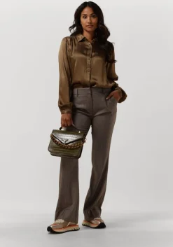 bruine fiveunits flared broek clara 108