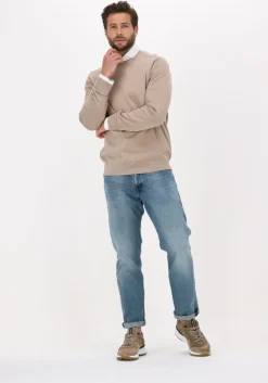 bruine floris van bommel lage sneakers sfm-10082