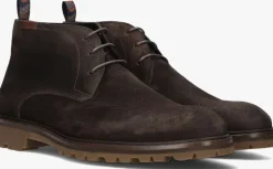 bruine floris van bommel nette schoenen sfm-50082 sturdi