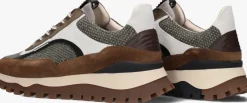 bruine floris van bommel lage sneakers sfm-10156 de grommer