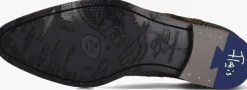 bruine floris van bommel nette schoenen sfm-30161