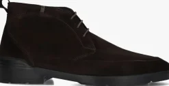 bruine floris van bommel veterschoenen sfm-50140 de venker
