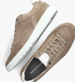 bruine floris van bommel lage sneakers sfm-10183 kupster