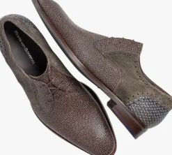bruine floris van bommel nette schoenen sfm-30361