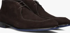 bruine floris van bommel nette schoenen sfm-50161