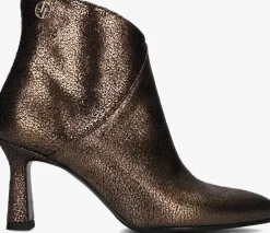 bruine floris van bommel enkellaarsjes sfw-50080