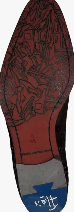 bruine floris van bommel nette schoenen sfm-30229