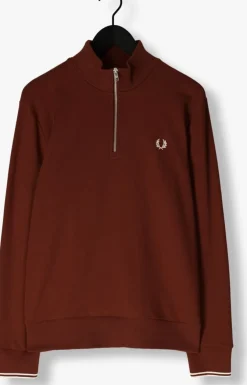 bruine fred perry sweater half zip sweatshirt