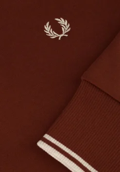 bruine fred perry sweater half zip sweatshirt