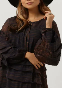 bruine freebird mini jurk pepper dress