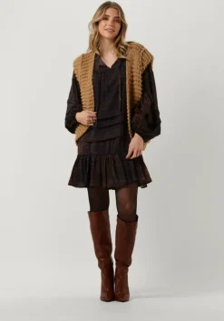 bruine freebird mini jurk pepper dress