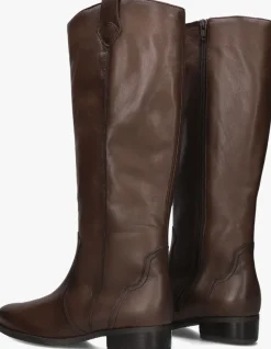 bruine gabor hoge laarzen 901