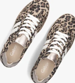 bruine gabor lage sneakers 300