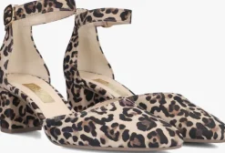 bruine gabor sandalen met hak 340