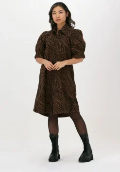 bruine gestuz mini jurk abena gz dress