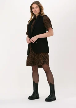 bruine gestuz mini jurk abena gz dress