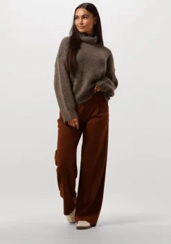 bruine gestuz pantalon paulagz mw wide pants