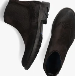 bruine giorgio chelsea boots 67425