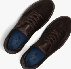 bruine giorgio lage sneakers 58197