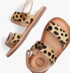 bruine gioseppo platte sandalen verlaine