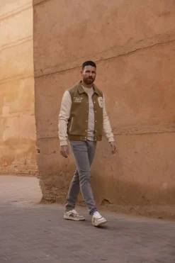 bruine goosecraft jack gc varsity jacket