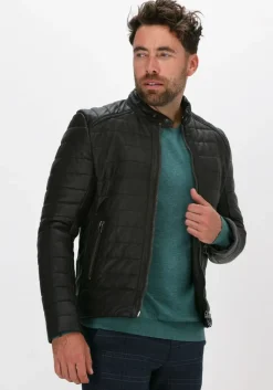 bruine goosecraft leren jas gc knight biker