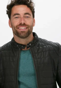 bruine goosecraft leren jas gc knight biker