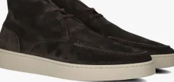 bruine greve hoge sneakers wave 2525