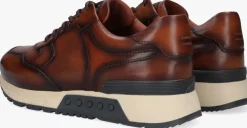 bruine greve lage sneakers haarlem k