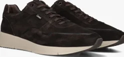 bruine greve lage sneakers walker h