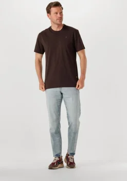 bruine g-star raw t-shirt nifous r t