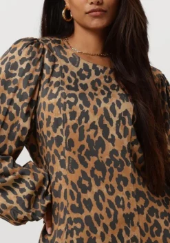 bruine harper & yve mini jurk lynn-dr