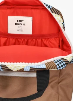 bruine hello hossy rugtas patchwork