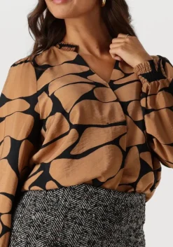 bruine inwear blouses mettaiw blouse