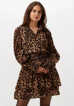 bruine janice mini jurk ari