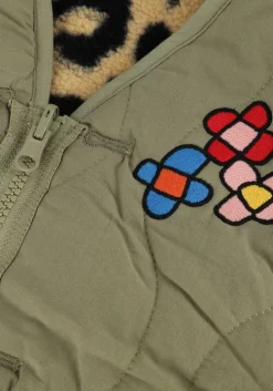 bruine jelly mallow gilet flower quilted reversible vest