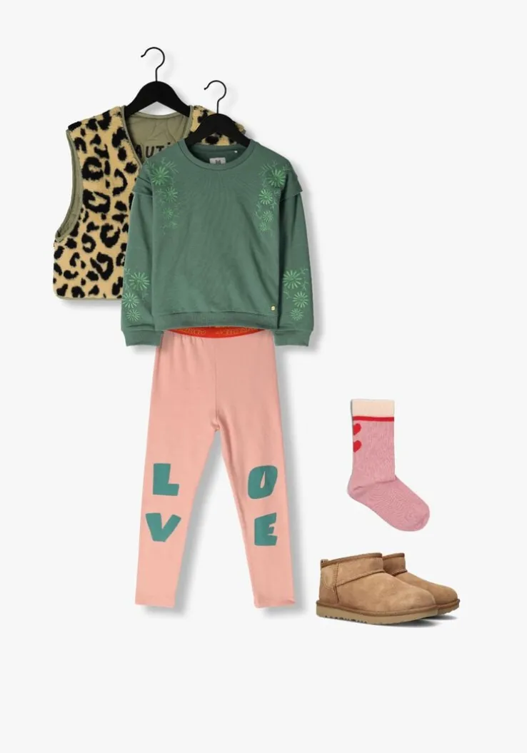 bruine jelly mallow gilet flower quilted reversible vest