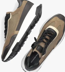 bruine jochie & freaks lage sneakers brad