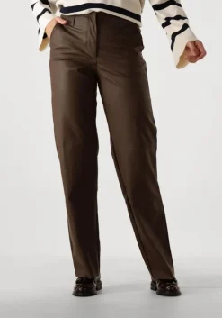 bruine knit-ted wijde broek naomi pant