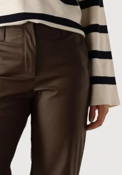 bruine knit-ted wijde broek naomi pant