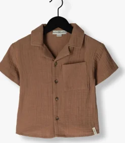 bruine koko noko casual overhemd p548010