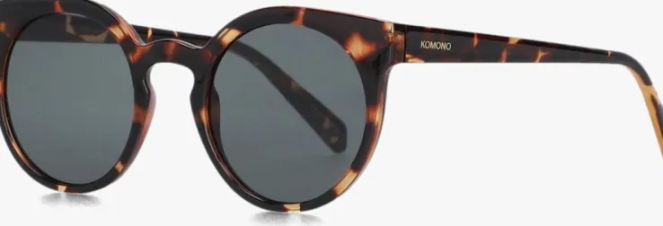 bruine komono zonnebril lulu